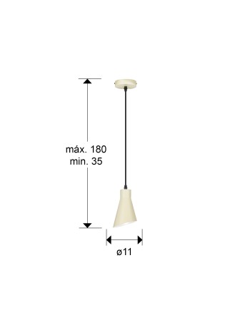 I3-BERA- LAMPARA 1L -CREMA